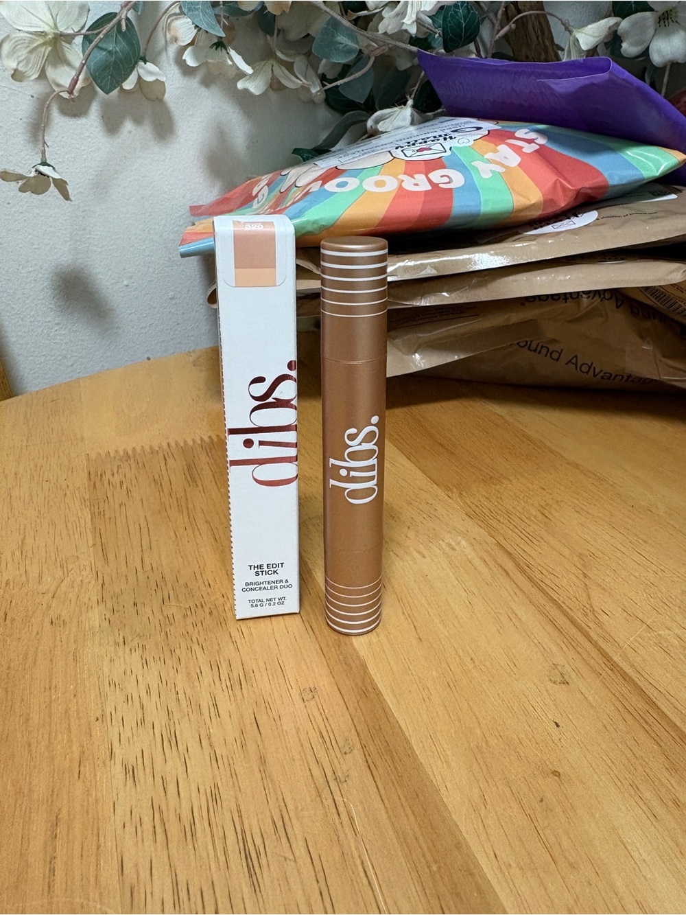 dibs. The Edit Stick, Brightener & Concealer Duo Shade 320, 0.2oz, BNIB, New